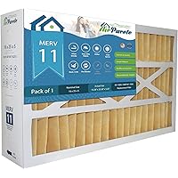 M1-1056 Replacement Filter | AirPurete AP- M116255 | Actual Size 15 3/8" x 25 1/2" x 5 1/4" (16x25x5) | Compatible with Relia