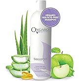Ongaro Beauty Organic Hydrating Shampoo - Sulfate-Free Probiotic Shampoo with Aloe Vera, Peptides & Apple Stem Cells - Promotes Healthy Hair Growth for Dry, Oily, and Colored - 12 fl oz
