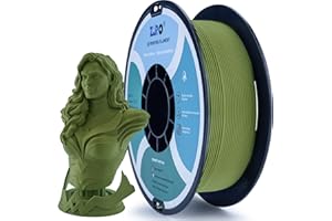 ZIRO Matte PLA Filament 1.75mm,1KG 3D Printer Filament,High Toughness PLA,Dimensional Accuracy +/- 0.03mm,Matte PLA Military Green