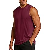 TACVASEN Tank Top for Men Moisture Wicking Cotton Sleeveless Shirts Muscle Gym Workout Causal Summer Tank Tops