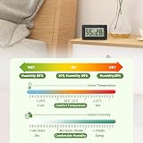 EEEKit 5-Pack Mini LCD Digital Thermometer Hygrometer Indoor Temp Humidity Gauge view 6
