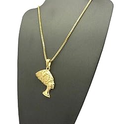 CBC Crown Egyptian Queen Nefertiti Pendant with