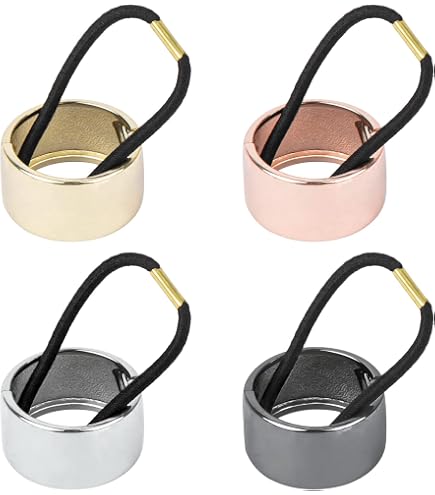 Belle Elodie Cuff Ponytail Holder Cellulose Acetate Gold Finish Stylish Wrap Amazon.com : France Luxe Belle Elodie Cuff Ponytail Holder  main image 4