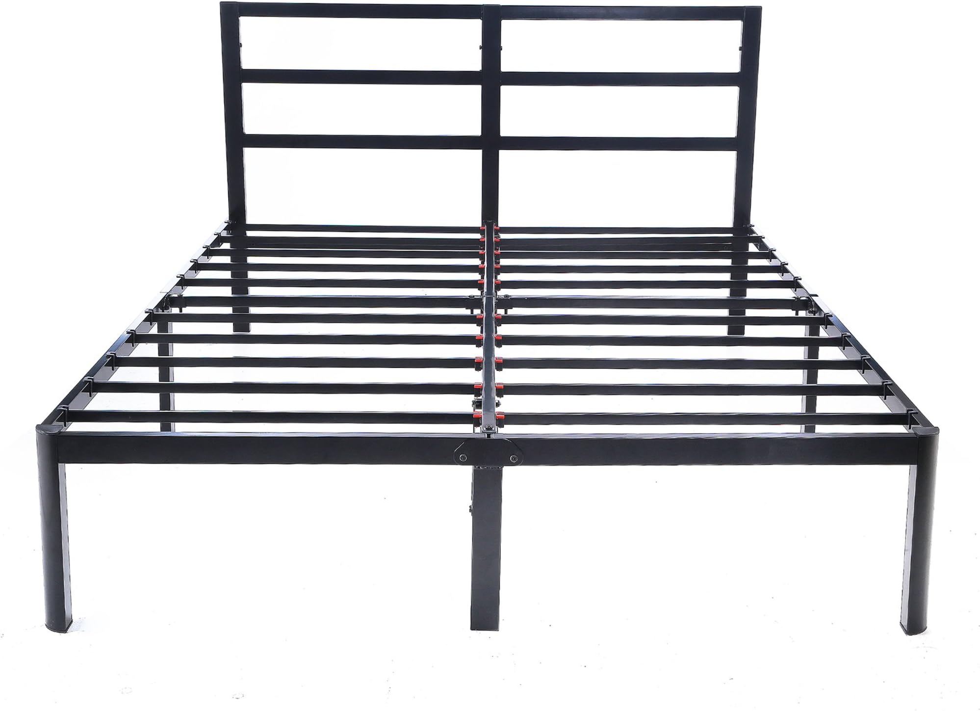 EG EAGOLE 14" Tall Metal Slat 3S Bed Frame Platform Bed, No Box Spring Needed , King