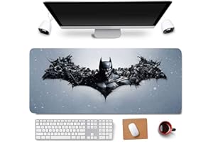 RTGGSEL 31.5x11.8 Inch Non-Slip Long Extended Large Gaming Mouse Pad with Stitched Edges XL Laptops Keyboard Mouse Mat(BAT-3)