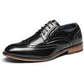 Bruno Marc Men's Lace Up Soft Cap-Toe Formal Dress Shoes
