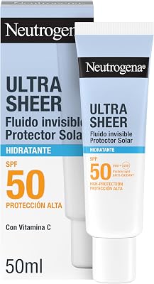 Ultra Sheer Solar Fluido Invisible Hidratante SPF 50, 50 ml