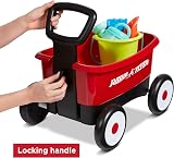 Radio Flyer Push & Pull Walker Wagon with Garden Tools Red 2-in-1 view 6