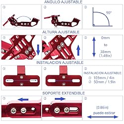 KEMIMOTO Motorcycle License Plate Bracket Fender