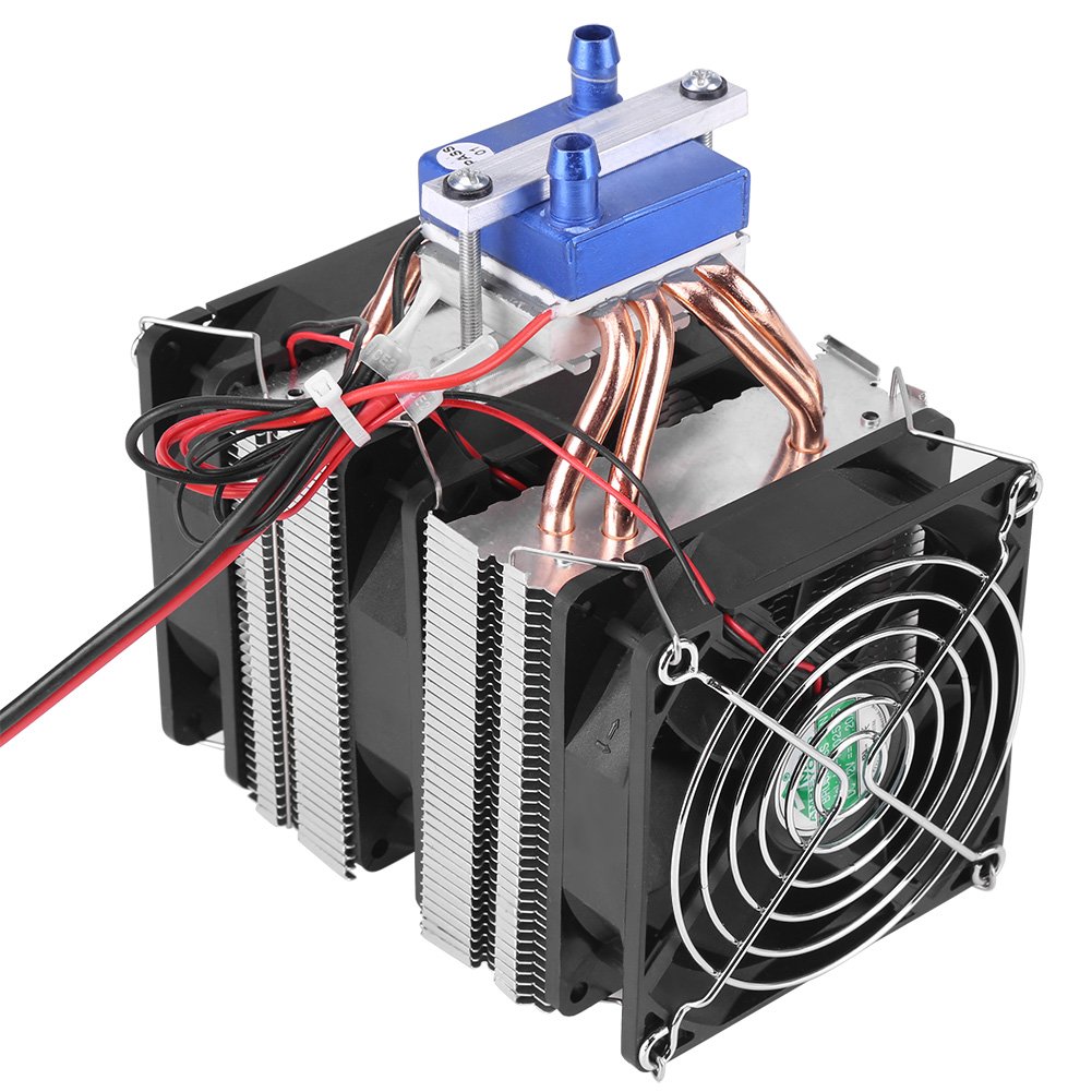 Photo 1 of Eujgoov DC 12V Thermoelectric Cooler Peltier System Semiconductor Refrigeration DIY Water Cooling System Cooler Device with Fan for Fish (180W for 40L)