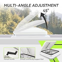 RVMATE 14" Remote RV Roof Vent Fan for