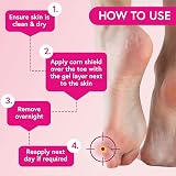 Carnation Footcare Corn Shields Pack of 3 Slim Elasticated Mineral Oil view 5