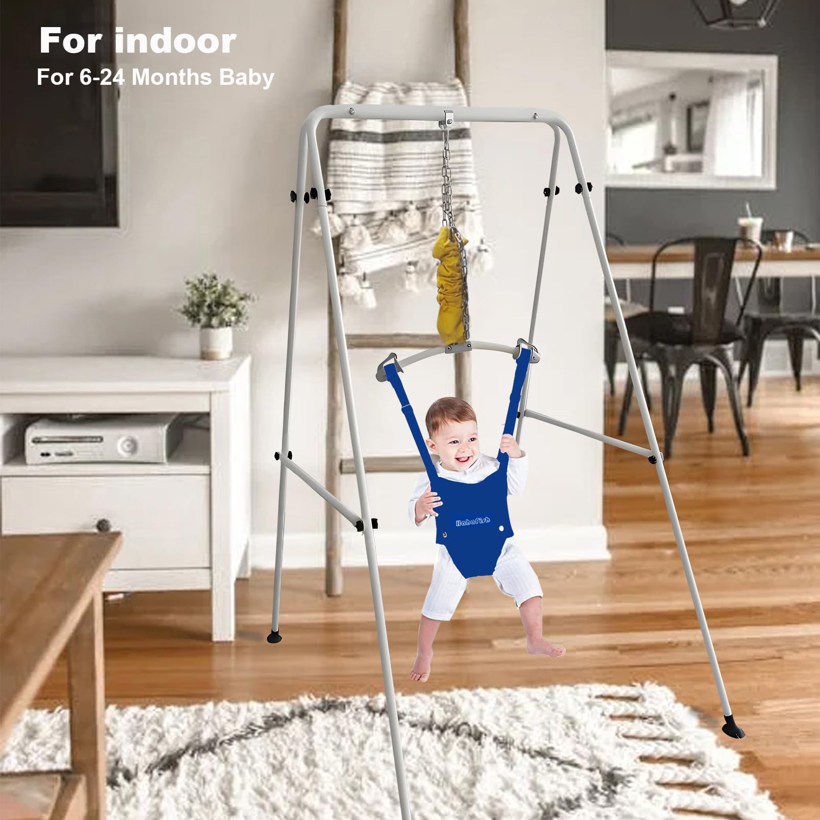Baby Door Jumper and Bouncer with Stand for Active Babies That Love to Jump and Have Fun Toddler Infant