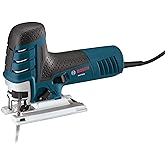 BOSCH JS470EB Corded Barrel-Grip Jig Saw - 120V Low Vibration, 7.0-Amp Variable Speed for Smooth Cutting up to Up to 5-7/8" I