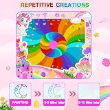 LOYO Water Doodle Mat 105x100cm Unicorn No Mess Drawing with Pens Stamps view 2