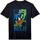 Ben 10: Alien Force Big Chill Swampfire &amp; Goop Epic Poster Performance T-Shirt