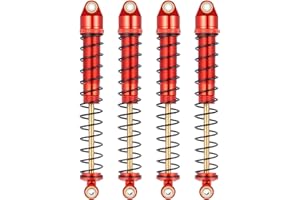 4Pcs Rc Metal Shock Absorber Damper for 1/10 RC Crawler Tamiya CC01 TRX4 Axial SCX10 D90 D110 RR10 (110MM)