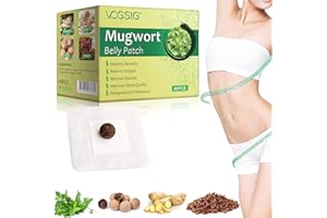 ALIVO Mugwort Stickers, 40PCs Mugwort Navel Stickers - Parches para Bajar de Peso Rapido, Herbal Extract Natural Ingredients