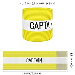JRINYE Unisex Sport Captain Armband, Adjustable