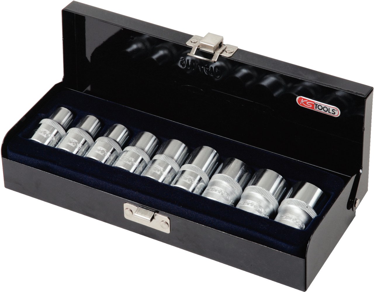 KS Tools 918.4410 E10-E24 1/2-inch Chrome+ TX Socket Set (9 Pieces)