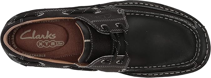 clarks men's medly sun leather boat shoes