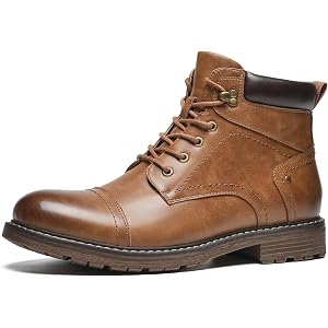 Fortis Tread Men's Chukka Boots, Classic Cap Toe for Casual & Formal Wear | Casual Boots for Men, Rugged & Versatile Design,