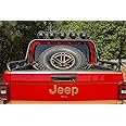 Rugged Ridge Spare Tire Carrier | Satin Black, Bed Mount | 11546.71 | Fits 2020-2025 Jeep Gladiator JT