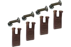 BUBBACARE 4 Pengo 40/50 Degree Auger Teeth with Hardware, 134501 - fits Pengo Aggressor Augers.