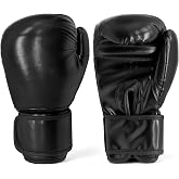 AOUTACC Boxing Gloves for Men and Women,PU Leather Breathable Pro Training Gloves,Hook and Loop Closure Boxing Training Gloves for Sparring MMA Kickboxing Muay Thai