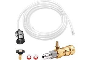 PWACCS Downstream Injector for Pressure Washer, Power Washer Chemical Injector Kit with 3/8" Quick Connect, Soap Injector with Siphon Hose 3-5 GPM