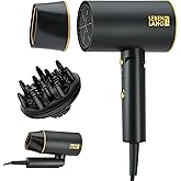 LEBENLANG Ionic Hair Dryer 1875W - Compact, Portable, Lightweight, with Diffuser and Bag for Travel
