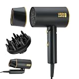 LEBENLANG Ionic Hair Dryer 1875W - Compact, Portable, Lightweight, with Diffuser and Bag for Travel