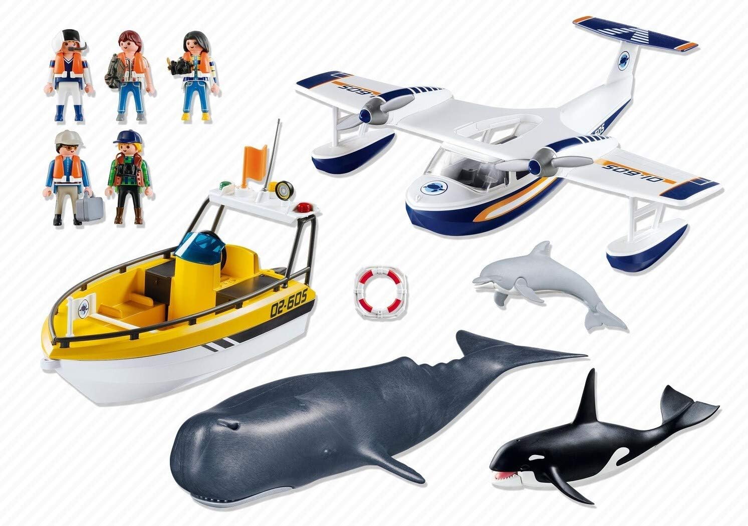 playmobil whale watching set