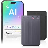 Plaud Note AI Voice Recorder Transcribe &amp; Summarize, Black, Non-Pro Version | AI Note Taker for Meetings, Calls, Lectures, Professionals &amp; Teams, 112 Languages, Ultra-Slim, App Control, Case Included
