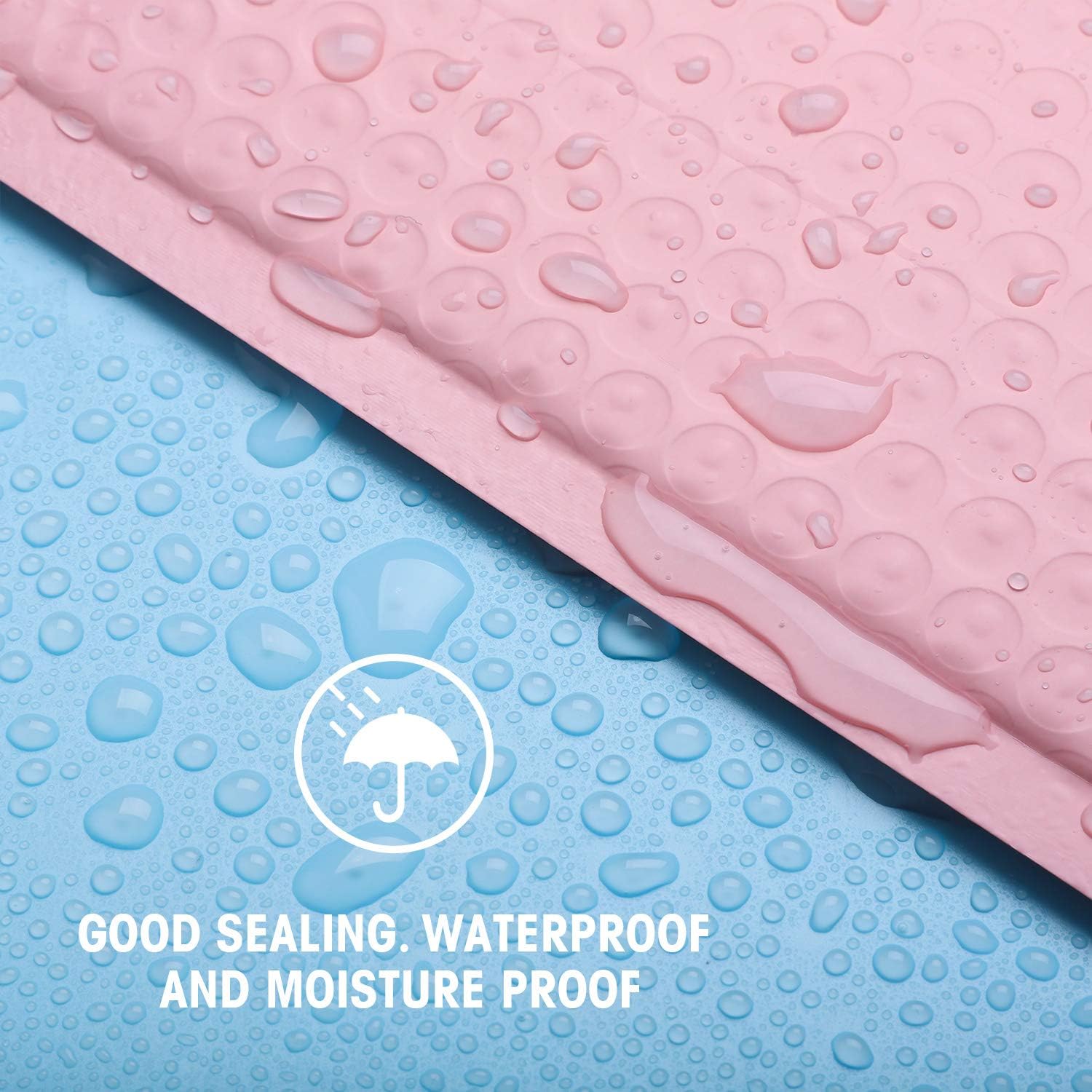 Metronic Sakura Pink Bubble Mailers 6x10 (25 Pack Bulk #0) Light Pink Blush Poly Bubble Mailers, Self-Seal Shipping Bags, Padded Envelopes, Packaging Supplies for Small Business, Boutique : Office Products