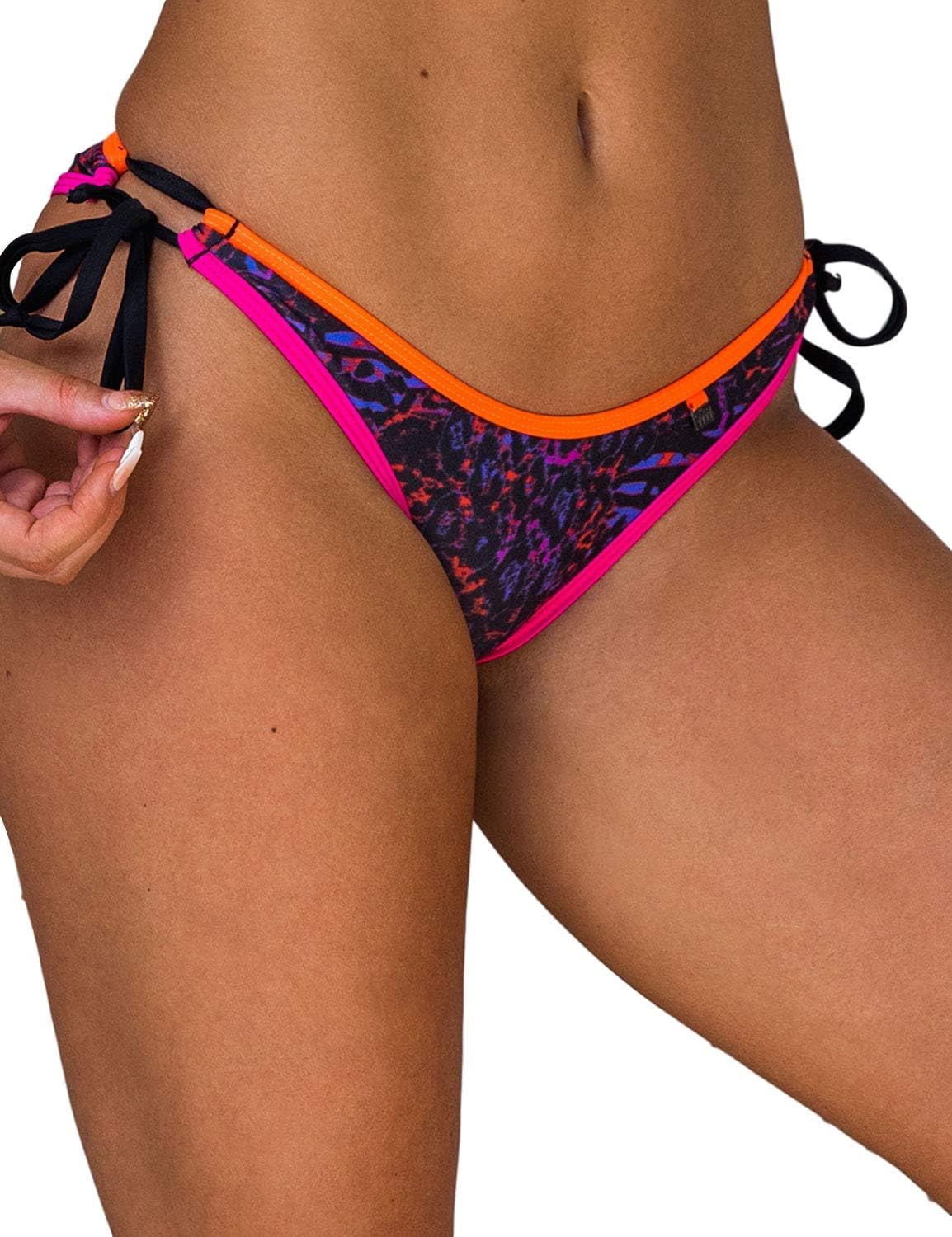 Wicked Weasel Sexy Jaguar Dreams - Cheeky Bikini Bottom (259) Womens Swimsuits Scrunch