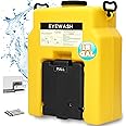 Magula 15 Gallon Portable Eye Wash Station OSHA-Approved,Wall Mounted Emergency Eyewash Station with Dual Spray,Ansi Certified First Aid Eye Wash Units,20 Minutes Eye Washing Station