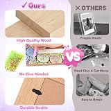 Hollivi Diamond Painting Photo Frame Kit for Kids 5D Crystal Mosaic 5x7 view 3