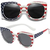PolarSpex Toddler Polarized Cat Eye Sunglasses | UV400 Protection, Durable Flexible Frame, Lightweight Design, Felt Case Included, Girls Age 2-8, Travel &amp; Outdoor Play