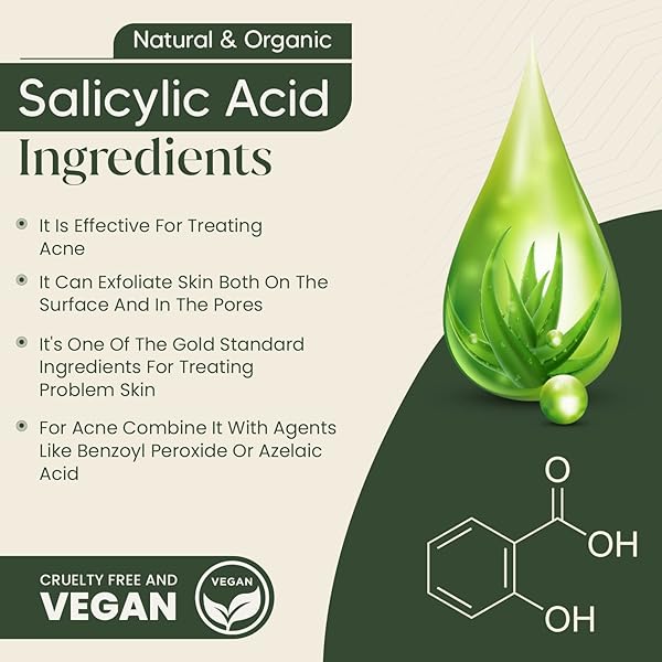 MODERN RITUAL 3 FL OZ FACIAL CLEANSER – ALL IN ONE NIGHT TIME SALICYLIC ACID CLEANSER WITH HYALURONIC ACID FOR SUMMERS, ACNE FACE WASH, BRIGHTER, SMOOTHER & HYDRATED SKIN