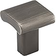 Elements 183BNBDL Park Collection Knob, Brushed Pewter