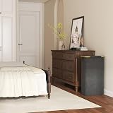 Lifewit 65L Slim Laundry Basket with Lid Dark Grey with Removable Bag view 8