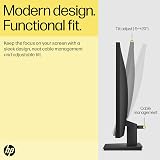 HP 27 inch FHD IPS Monitor 75Hz AMD FreeSync HDMI DisplayPort VGA V27ie G5 Black view 5