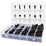 SunplusTrade 240 Pcs Bumper Clips Car Clips Plastic Rivets Fasteners Push Retainer Kit Most Popular Sizes Auto Push Pin Rivet