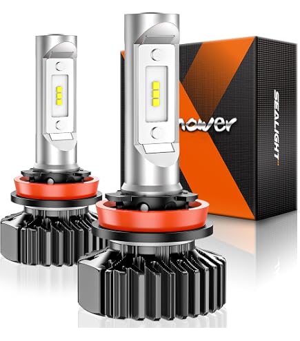 SEALIGHT 9006 HB4 LED Headlight Bulbs, 40W 20000 Lumens 6500K Cool White, 2PCS