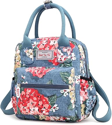 ladies floral backpack