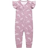 Owlivia Baby Boy Romper, Unisex Short-sleeve Summer Outfit, 100% Organic Cotton Girl One-Piece Jumpsuit