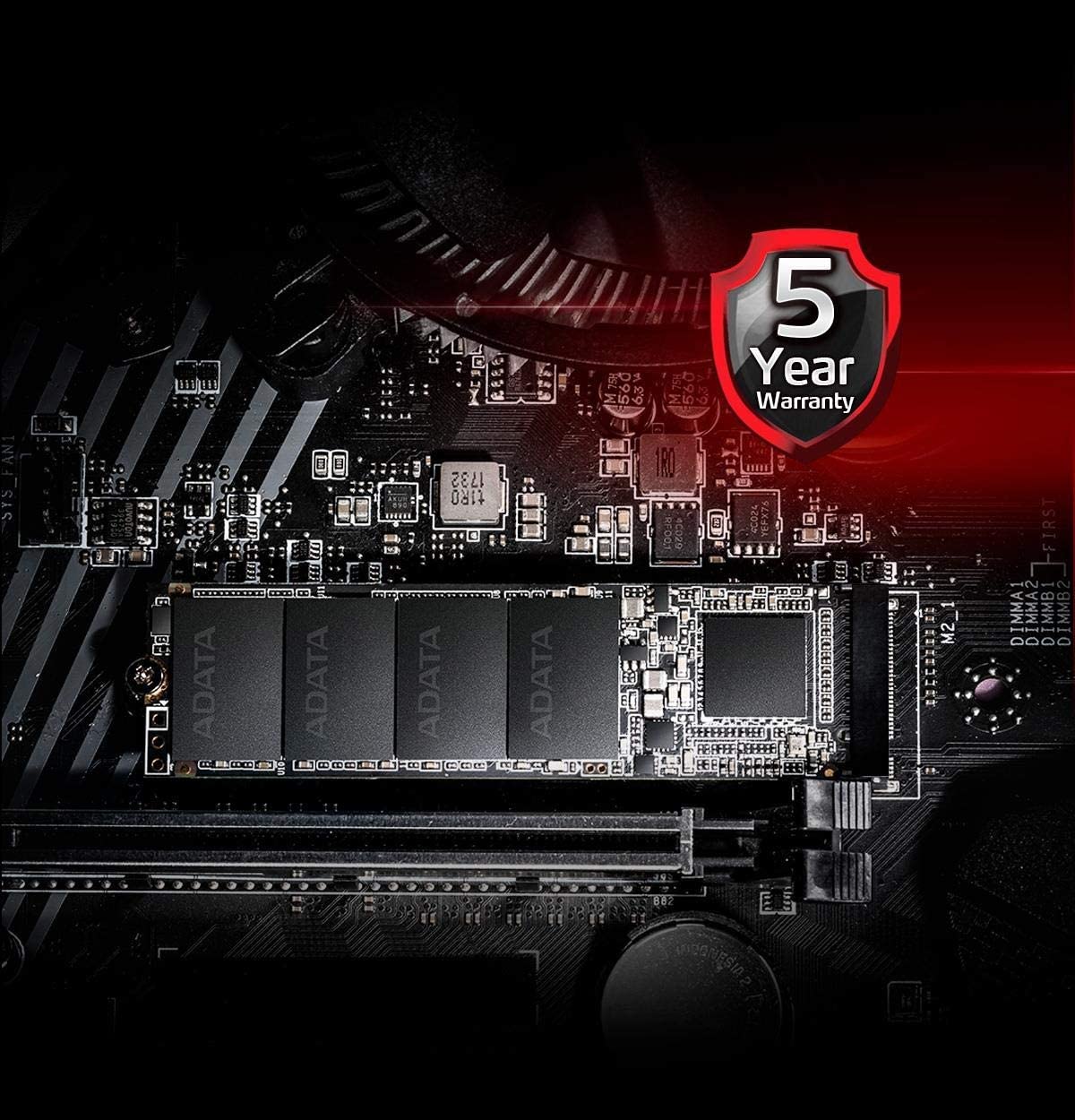 XPG SX6000 Pro 256GB PCIe 3D NAND PCIe Gen3x4 M.2 2280 NVMe 1.3 R/W up to 2100/1500MB/s SSD (ASX6000PNP-256GT-C)