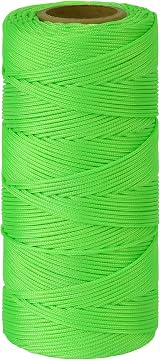 tenn well Green Mason Line 328ft Braided Brick Line for Building Gardening DIY view 1