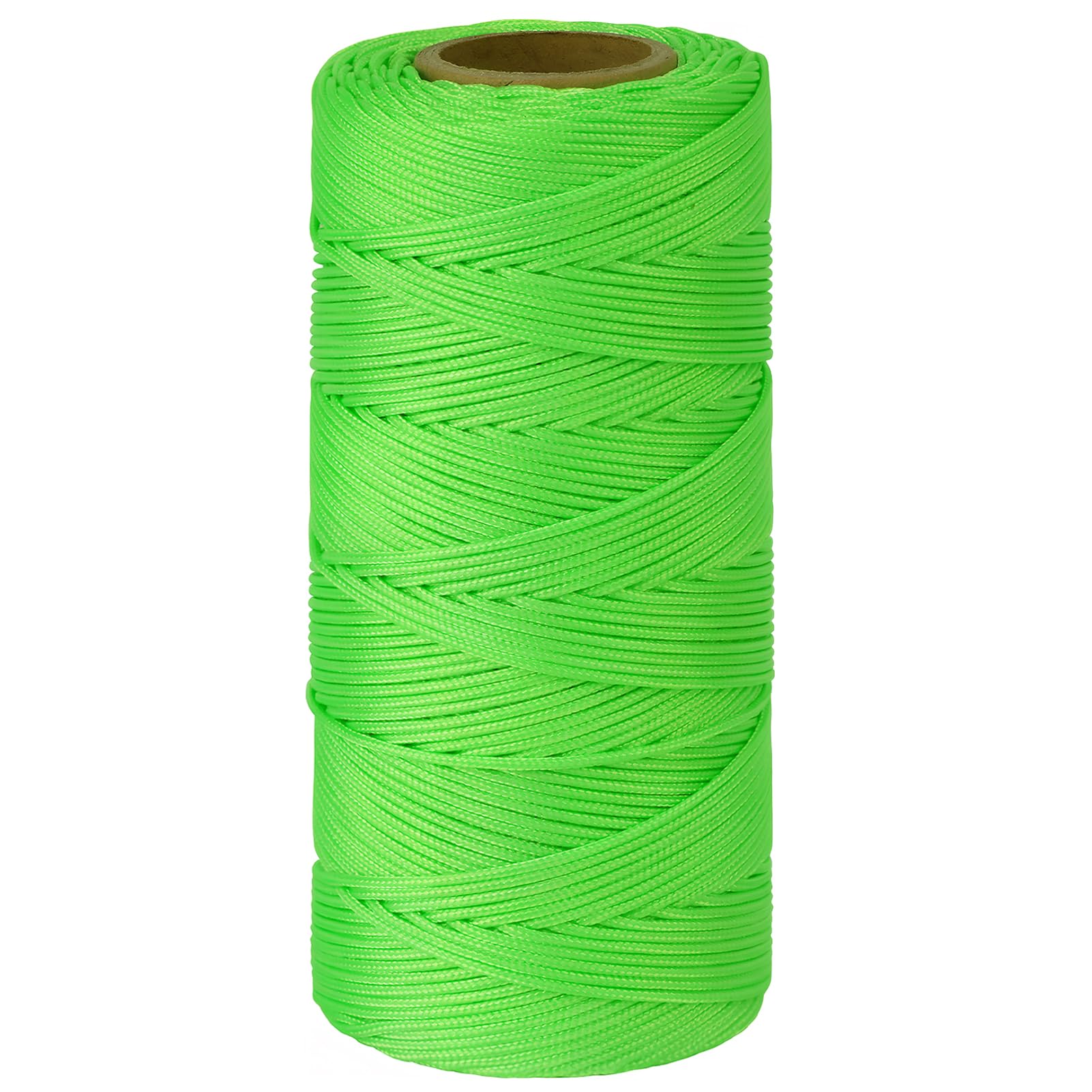 Green 328 Feet Mason Line, Braided Brick Line for Building, Gardening, Marking and DIY Projects